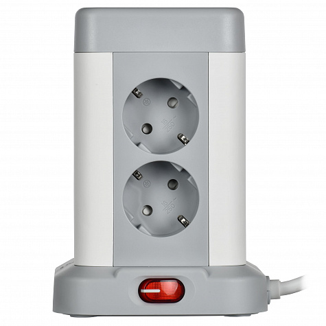DOMINIC Удлинитель У08K 1,5м 3х1мм2 USB A+C 20Вт Серый