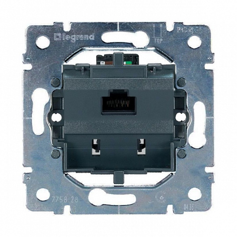 Розетка компьютерная RJ45 UTP кат.6, монтаж на винтах. Legrand Galea Life
