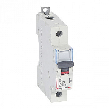 Автоматический выключатель DX3 10000 16kA 13A 1П тип С. Legrand