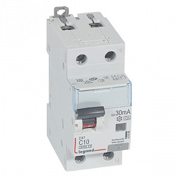Дифференциальный автомат DX3 30mA 10A 1П+N Тип A. Legrand