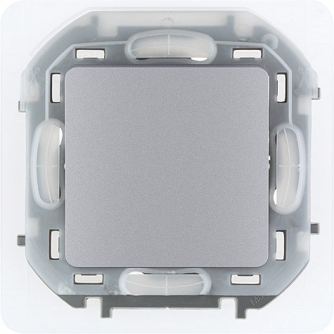 Переключатель IP44 - INSPIRIA - 10 AX - 250 В~ - алюминий