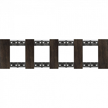 Декоративная рамка 4 поста (2+2+2+2 модуля LIVING NOW)Цвет "Орех" LIVING NOW