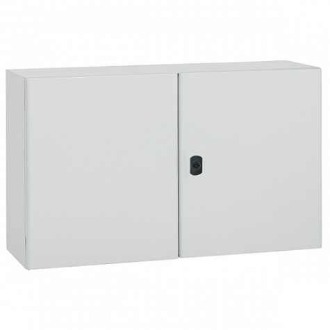 Металлический щит Atlantic IP55 со сплошной монтажной платой 600x1000x300 2 двери. Legrand