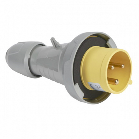 Вилка мобильная 16А 2К+З 130В IP67 P17 Tempra Pro. Legrand