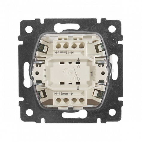 Выключатель одноклавишный 10AX 250В. Алюминий. Legrand. Valena