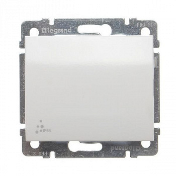 Переключатель проходной одноклавишный IP44 Белый. Legrand Galea Life арт 771020