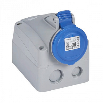 Розетка накладная IP44 200/250В 16A 3К+Н+З P17 Tempra Pro. Legrand арт 555156
