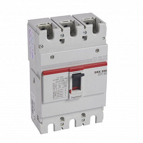 Legrand DRX250 термомагнитный 125A 3П 18KA