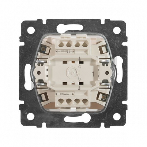 Выключатель одноклавишный 10AX 250В. Белый. Legrand. Valena