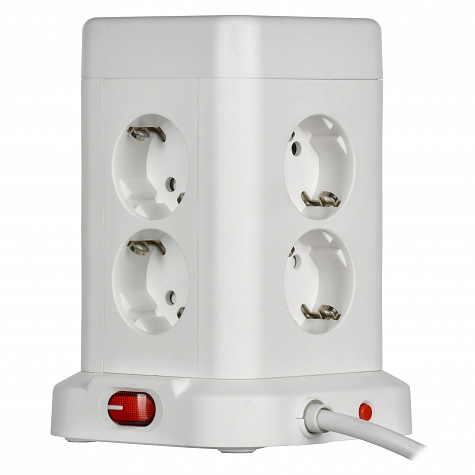 DOMINIC Удлинитель У08K 1,5м 3х1мм2 USB A+C 20Вт Белый