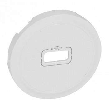 Лицевая панель для механизма USB розетки. Белый. Legrand Celiane арт 068253