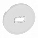 Лицевая панель для механизма USB розетки. Белый. Legrand Celiane арт 068253