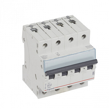 Автоматический выключатель TX3 10kA 32A 4П тип В. Legrand