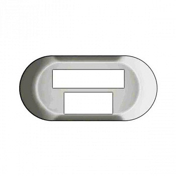 Лицевая панель коммутатора на 6 портов RJ 45 Ethernet 10/100 base T Кат. № 0 673 61  Титан. Celiane. Legrand
