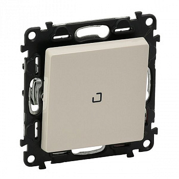 Переключатель одноклавишный на 2 направления (проходной) с подсветкой Valena Life. Слоновая кость. Legrand