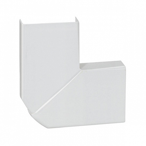 Угол плоский переменный для мини-плинтусов DLPlus 32x20 Белый. Legrand