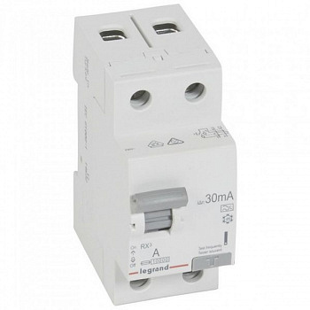 УЗО RX3 2П 30mA 63А тип A. Legrand