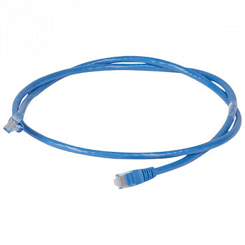 Патч-корд U/UTP кат. 6 PVC 1м синий. Legrand арт 051772