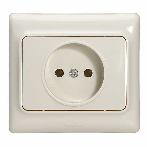 Kaptika Розетка 2К 16А, слонов. кость  Legrand арт. 782140