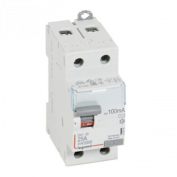 УЗО DX3 2П 100mA 25А тип AC. Legrand
