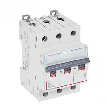 Автоматический выключатель DX3 10000 16kA 4A 3П тип В. Legrand
